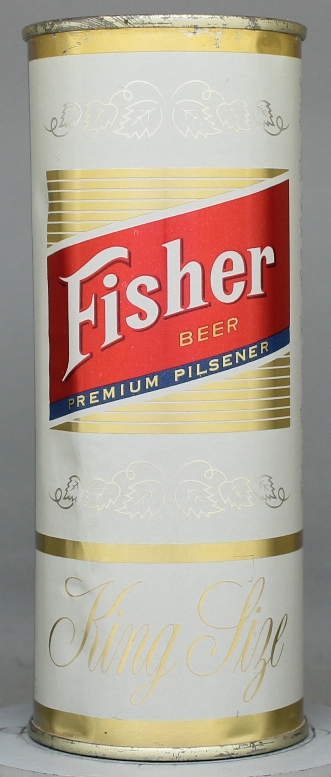 Fisher Premium Pilsener Beer Pint Can