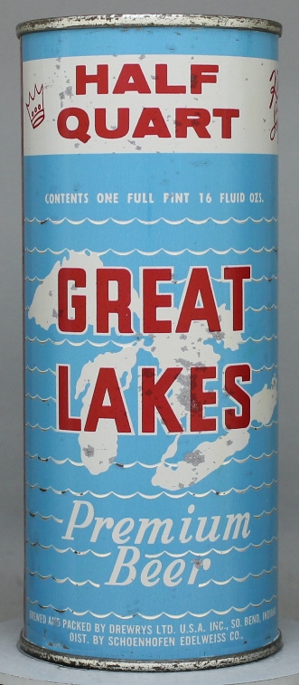 Great Lakes Premium Beer Pint Can