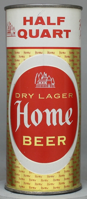 Home Dry Lager Beer Pint Can