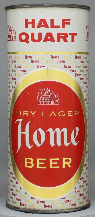 Home Dry Lager Beer Pint Can
