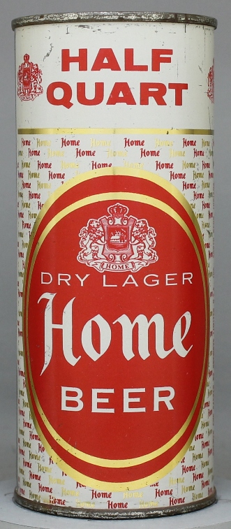 Home Dry Lager Beer Pint Can