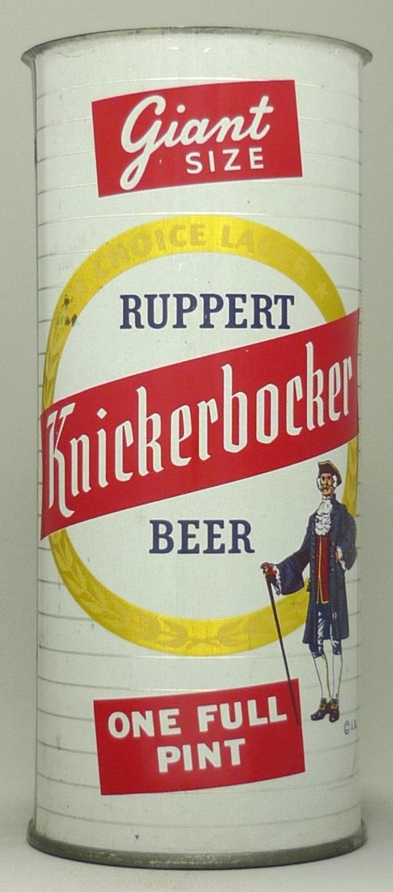 Ruppert Knickerbocker Beer Pint Can