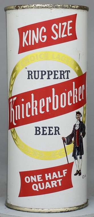 Ruppert Knickerbocker Beer Pint Can