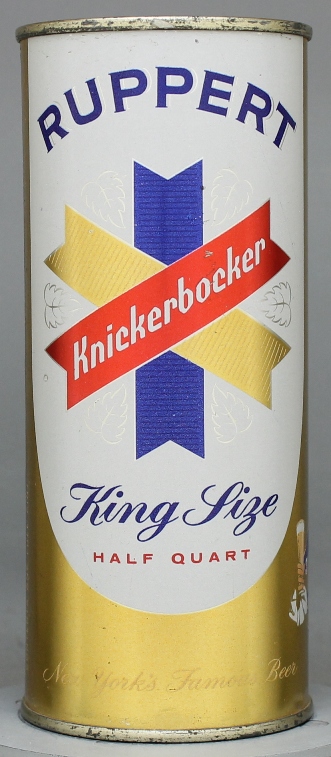 Ruppert Knick. New York's Beer Pint Can
