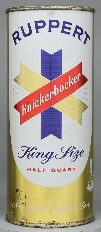 Knickerbocker, Ruppert Beer Pint Can