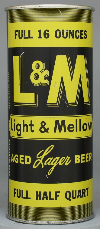 L & M Beer Pint Can