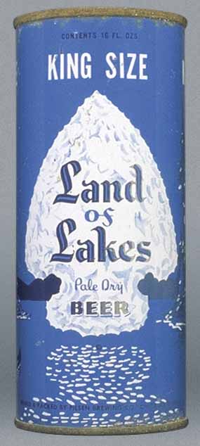 Land Of Lakes Pale Dry Beer Pint Can