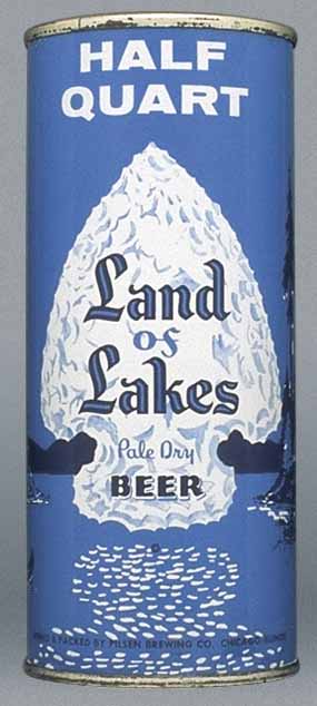 Land Of Lakes Pale Dry Beer Pint Can