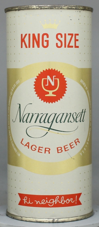 Narragansett Lager Beer Pint Can