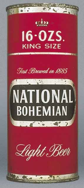 National Bohemian Light Beer Pint Can