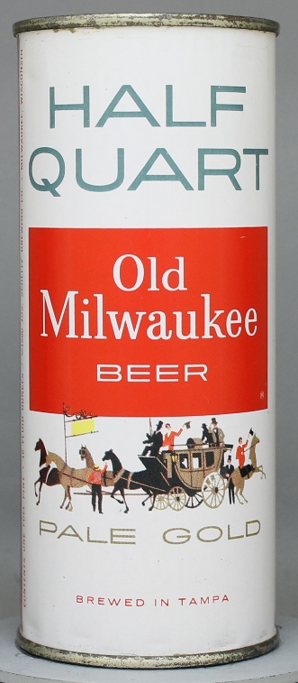 Old Milwaukee Pale Gold Beer Pint Can