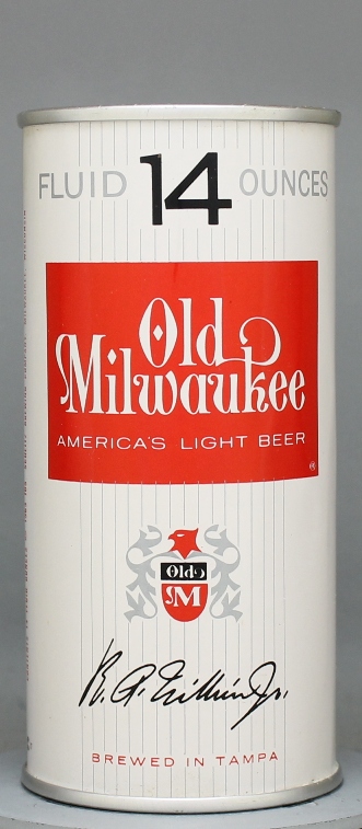 Old Milwaukee Am. Light Beer Pint Can