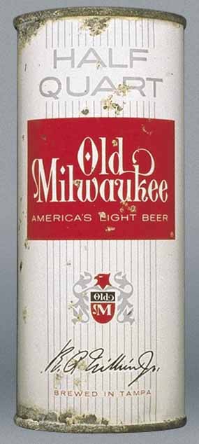 Old Milwaukee Am. Light Beer Pint Can