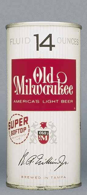 Old Milwaukee Am. Light Beer Pint Can