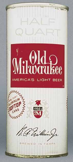 Old Milwaukee Am. Light Beer Pint Can