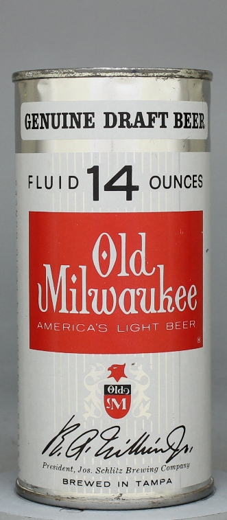 Old Milwaukee America's Light Draft Pint Can