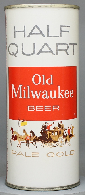Old Milwaukee Pale Gold Beer Pint Can