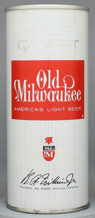 Old Milwaukee Am. Light Beer Pint Can