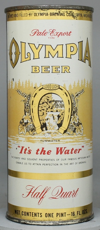 Olympia Pale Export Type Beer Pint Can