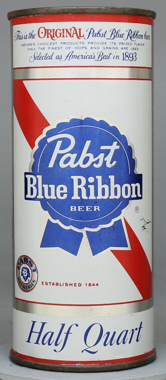 Pabst Blue Ribbon Beer Pint Can