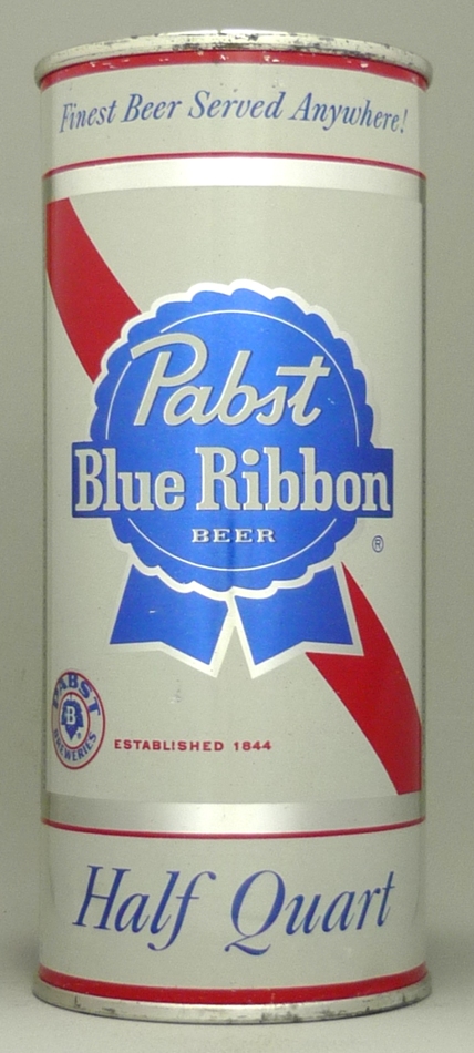 Pabst Blue Ribbon Beer Pint Can