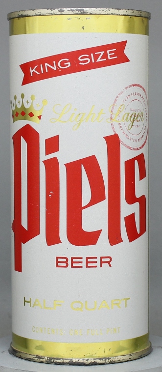 Piel's Light Lager Beer Pint Can