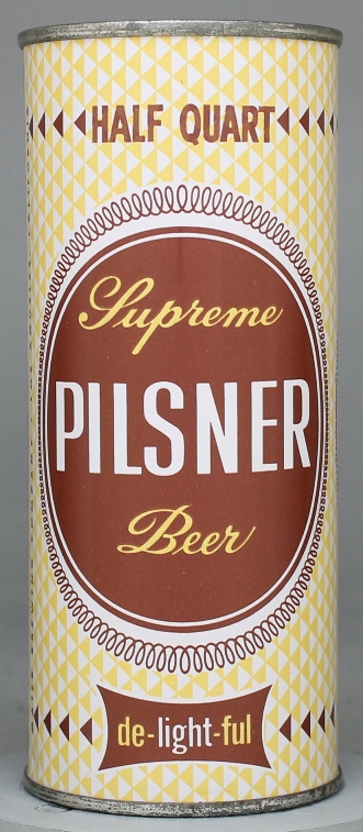 Pilsner Supreme Beer Pint Can