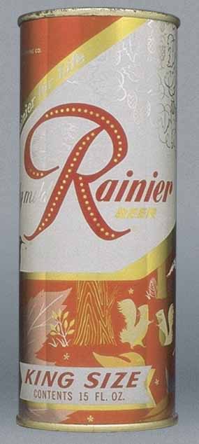 Rainier Beer Pint Can