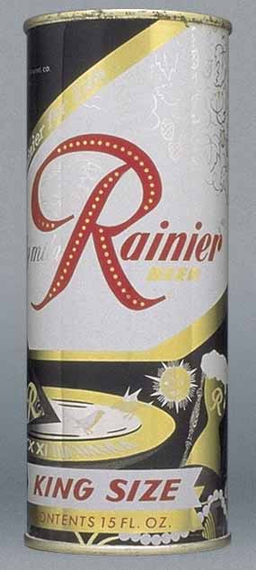 Rainier Beer Pint Can
