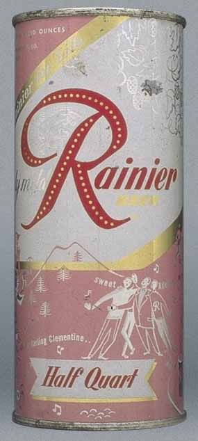 Rainier Beer Pint Can