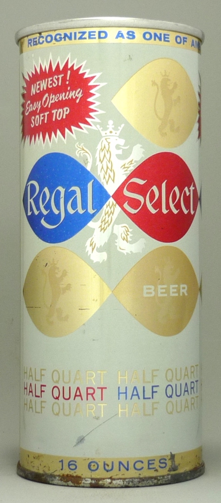 Regal Select Beer Pint Can