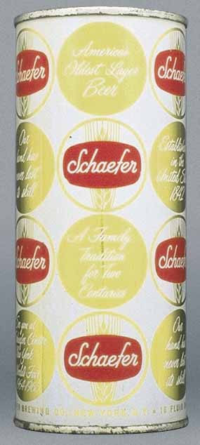 Schaefer Beer Pint Can