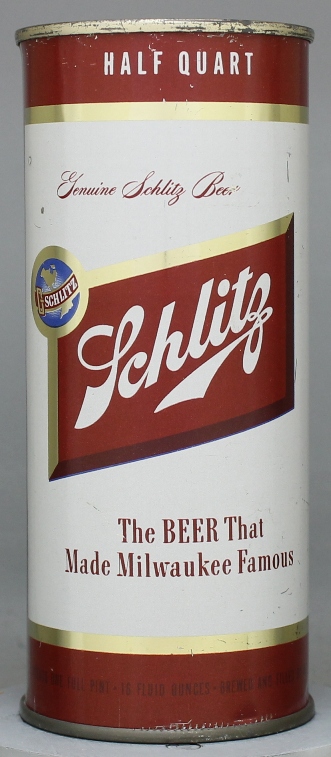 Schlitz Beer Pint Can
