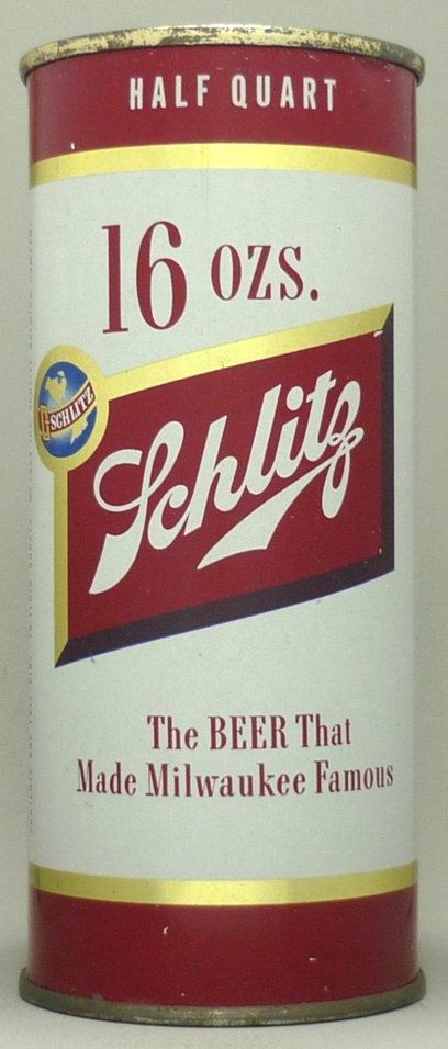 Schlitz Beer Pint Can