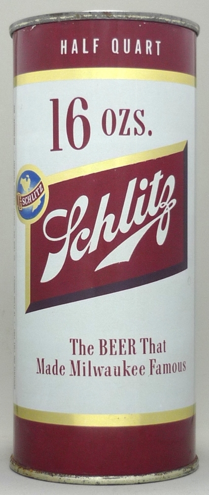 Schlitz Beer Pint Can
