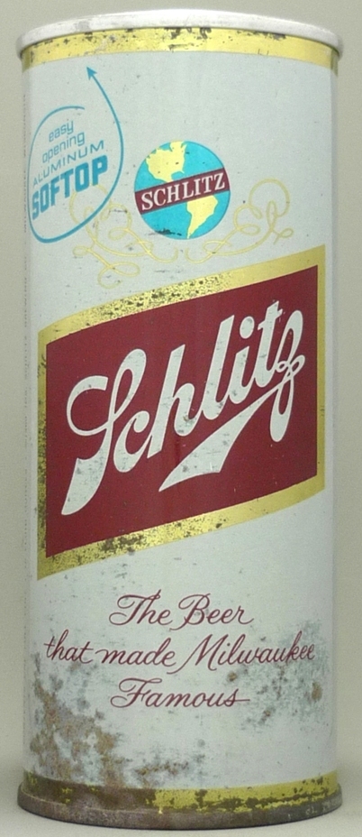 Schlitz Beer Pint Can