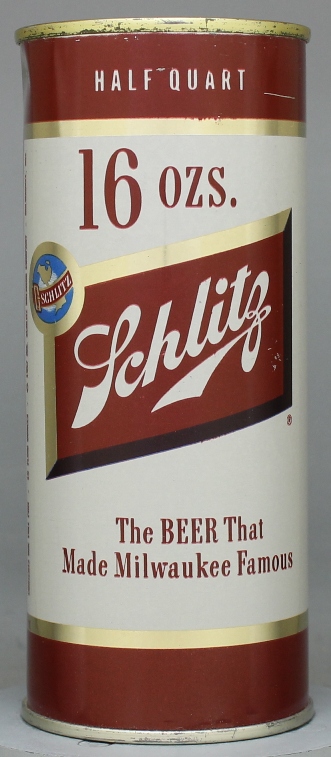 Schlitz Beer Pint Can