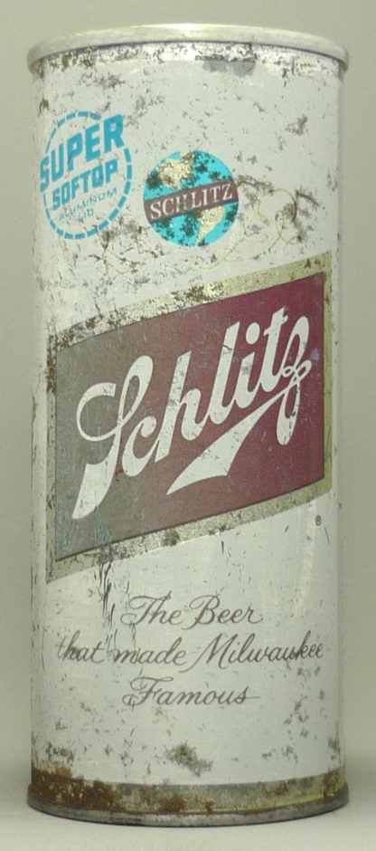 Schlitz Beer Pint Can