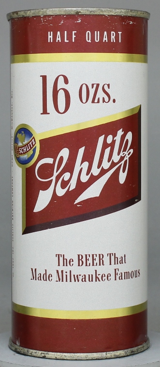 Schlitz Beer Pint Can