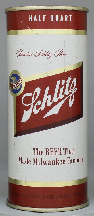 Schlitz Beer Pint Can