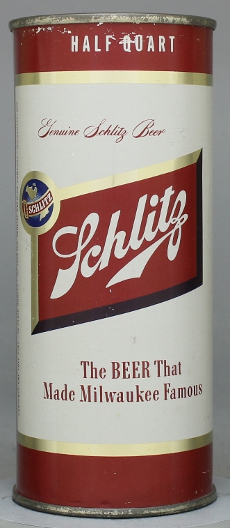 Schlitz Beer Pint Can