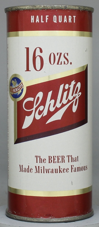Schlitz Beer Pint Can
