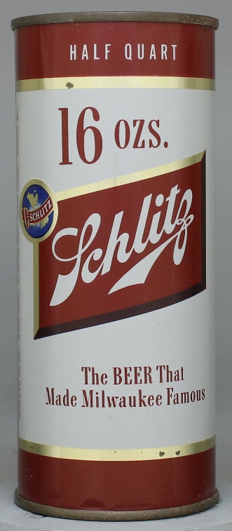 Schlitz Beer Pint Can