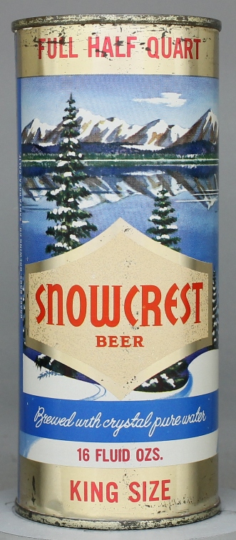 Snowcrest Beer Pint Can