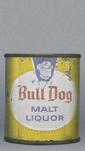 Bull Dog Malt Liquor Small Can