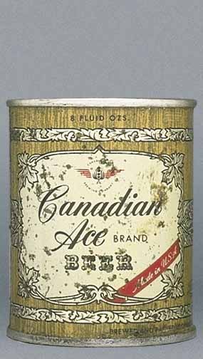Canadian Ace Brand Beer Small Can