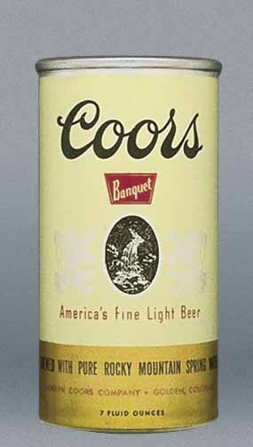 Coors Banquet Beer Small Can