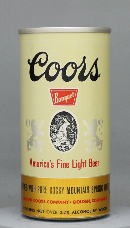 Coors Banquet Beer Small Can