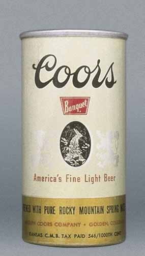 Coors Banquet Beer Small Can