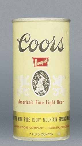 Coors Banquet Beer Small Can